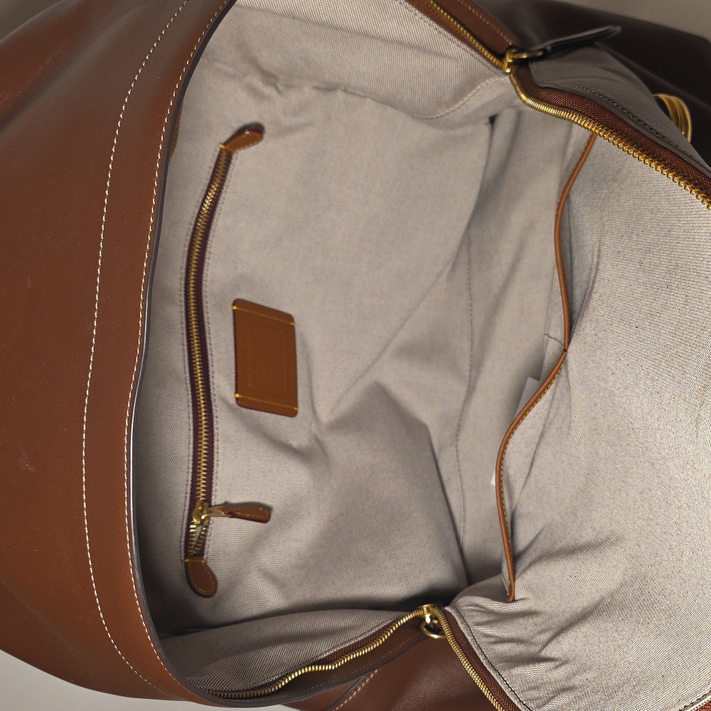 COACH Leather Kisslock Large Frame Backpack - Picture 2 of 14